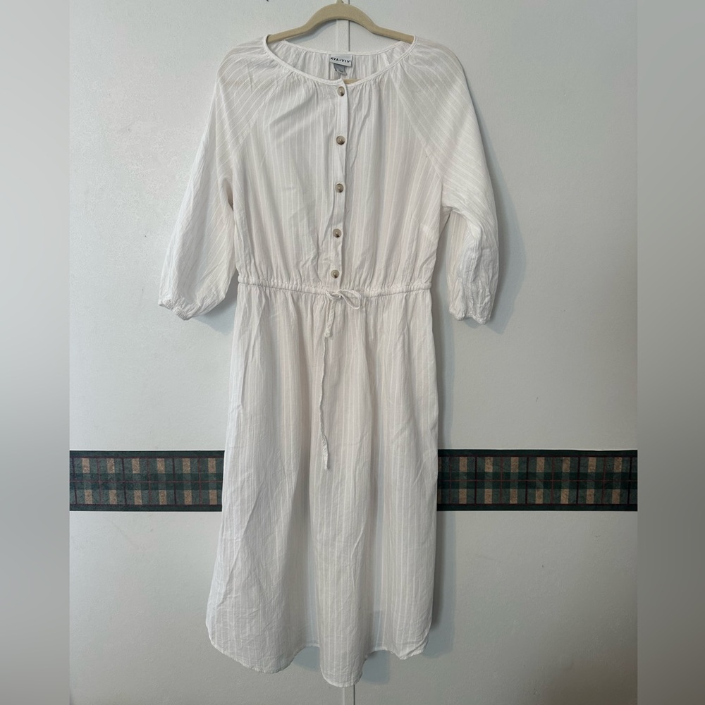 Ava & Viv X White Dress